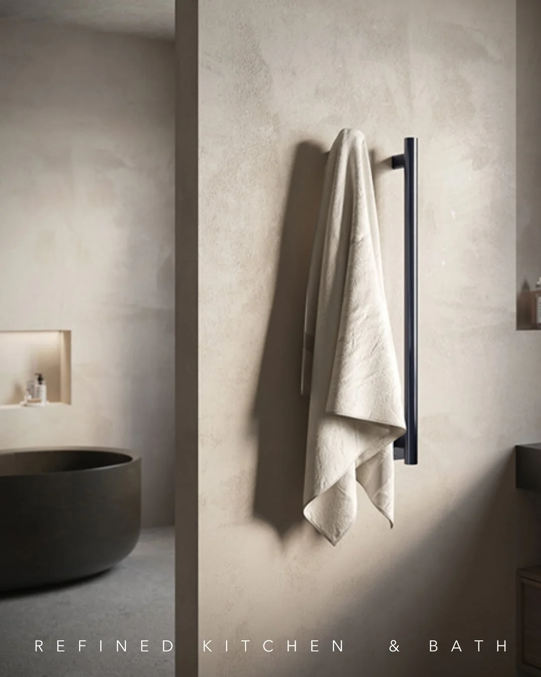 The Como Single Bar Towel Warmer is 🔥
 
The perfect blend of modern design and everyday comfort. Sleek and minimalist, it adds a touch of luxury to any bathroom while keeping your towels warm, dry, and ready when you are.
 
✨ Streamlined Style &ndas