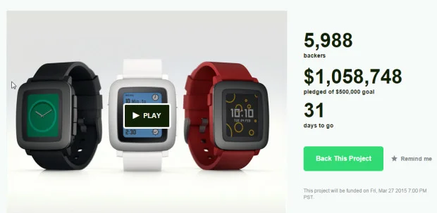 WHAT MARKETERS CAN LEARN FROM PEBBLE TIME'S KICKSTARTER LAUNCH
