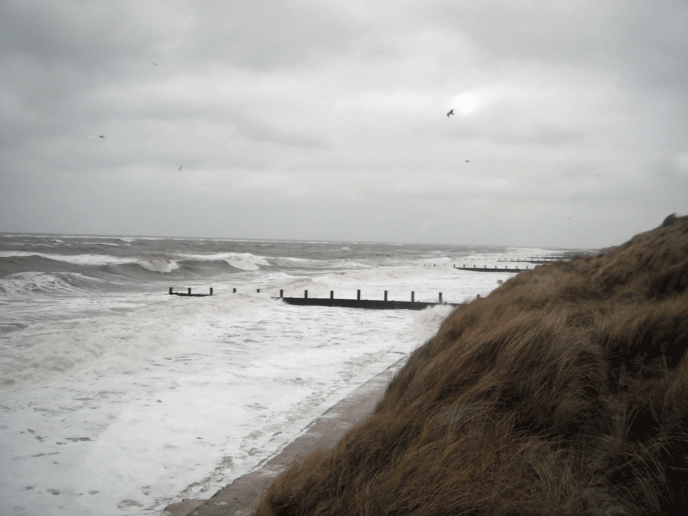 Stormy sea