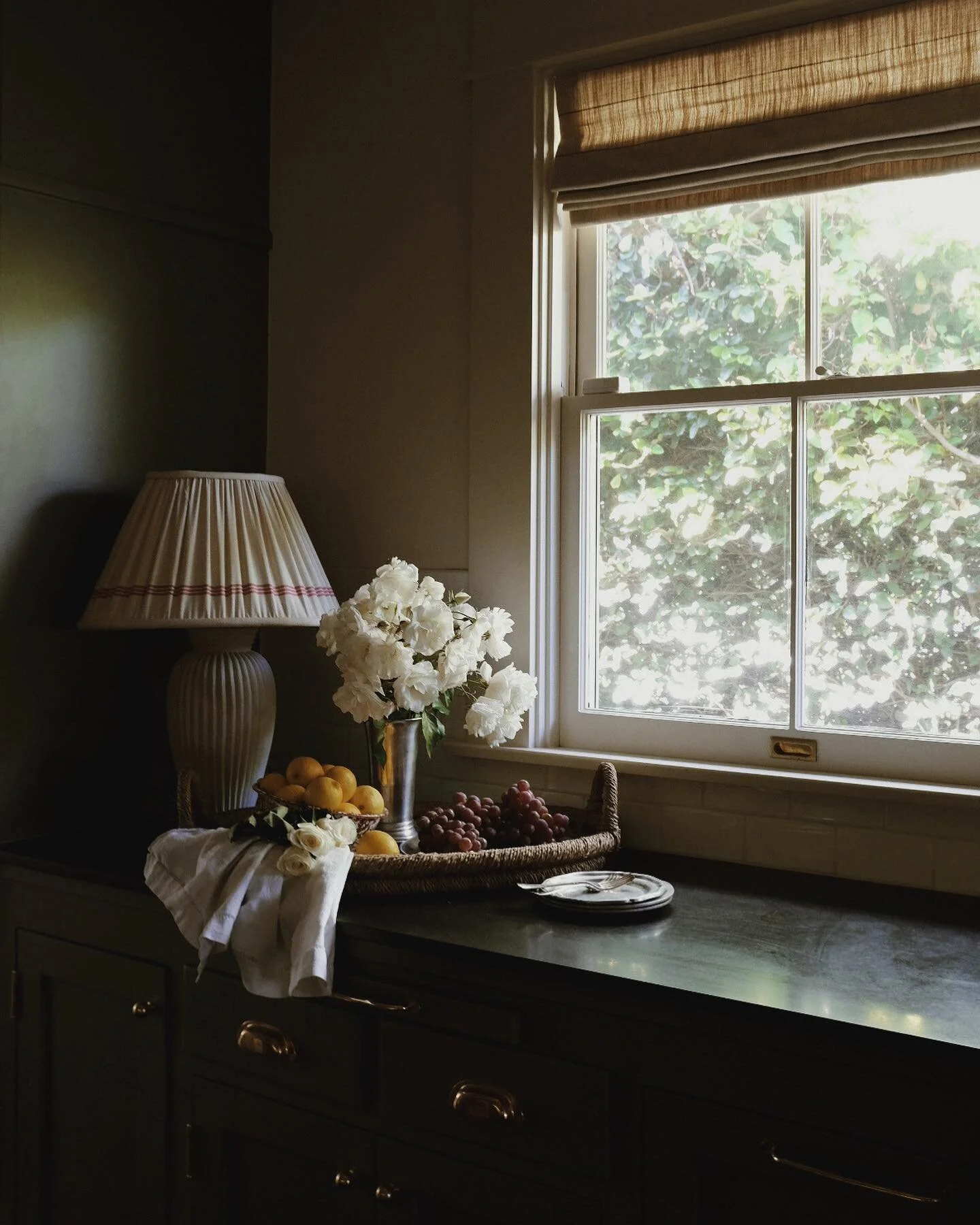 Give me moody English cottage any day! A fave shot from our West Hollywood Project in the historic district.