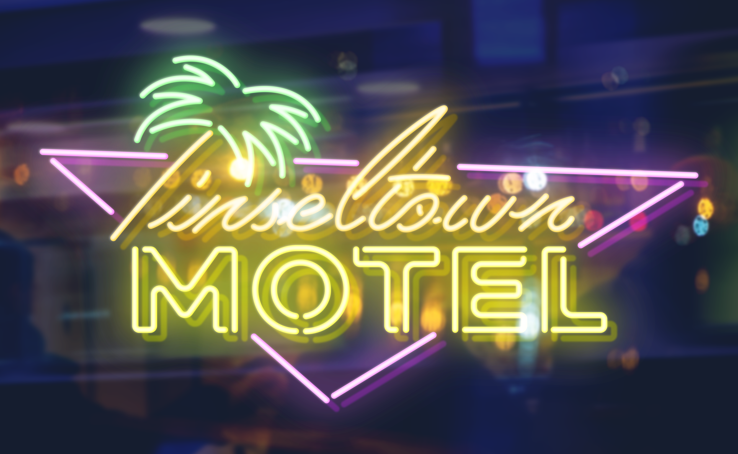 Tinseltown Motel Logo (MacGyver Season 2 Episode 8)