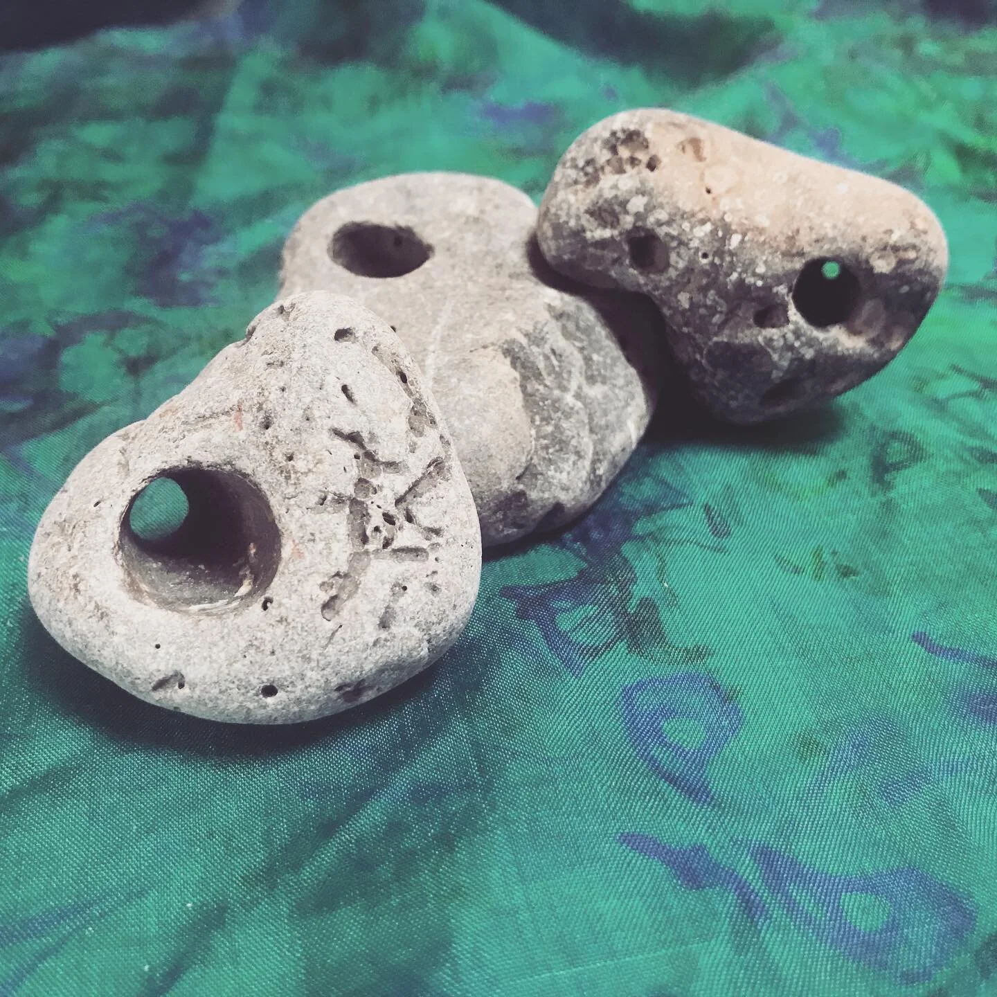 hag stones from Langland bay #hagstone #firstlightofadvent