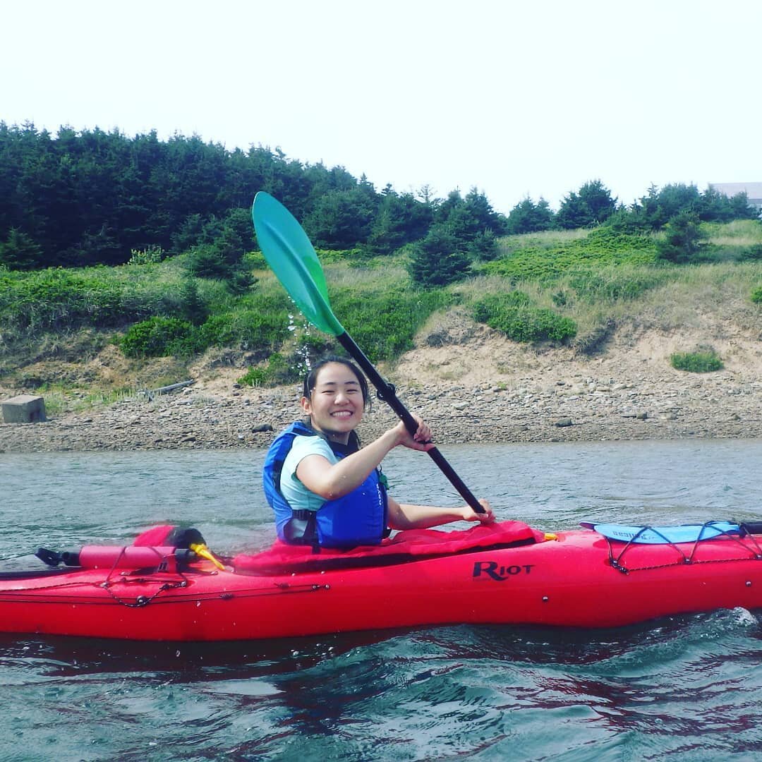 She's a natural!
#kayaktours 
#cabotlinks