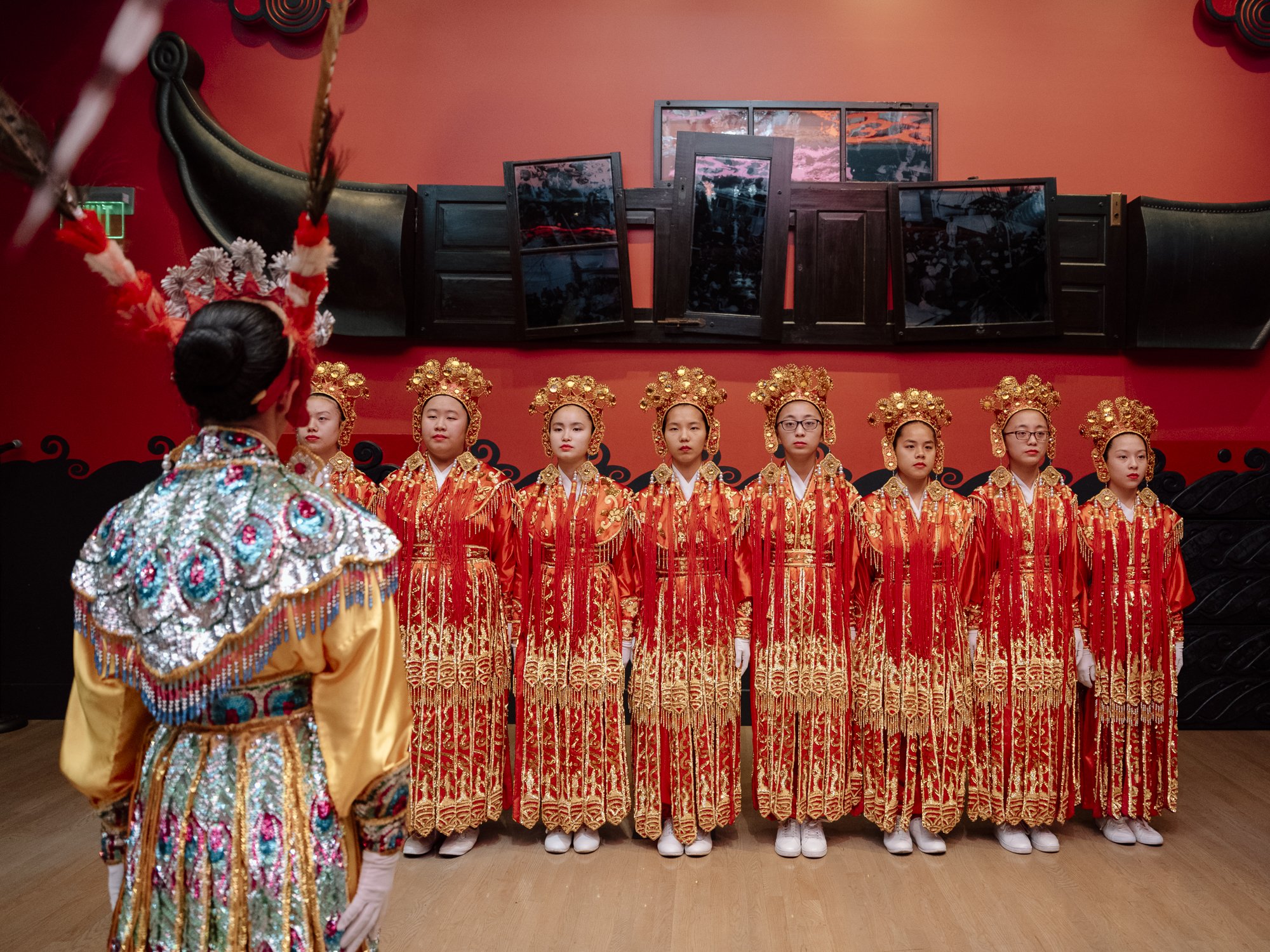 The Seattle Chinese Community Girls Drill Team