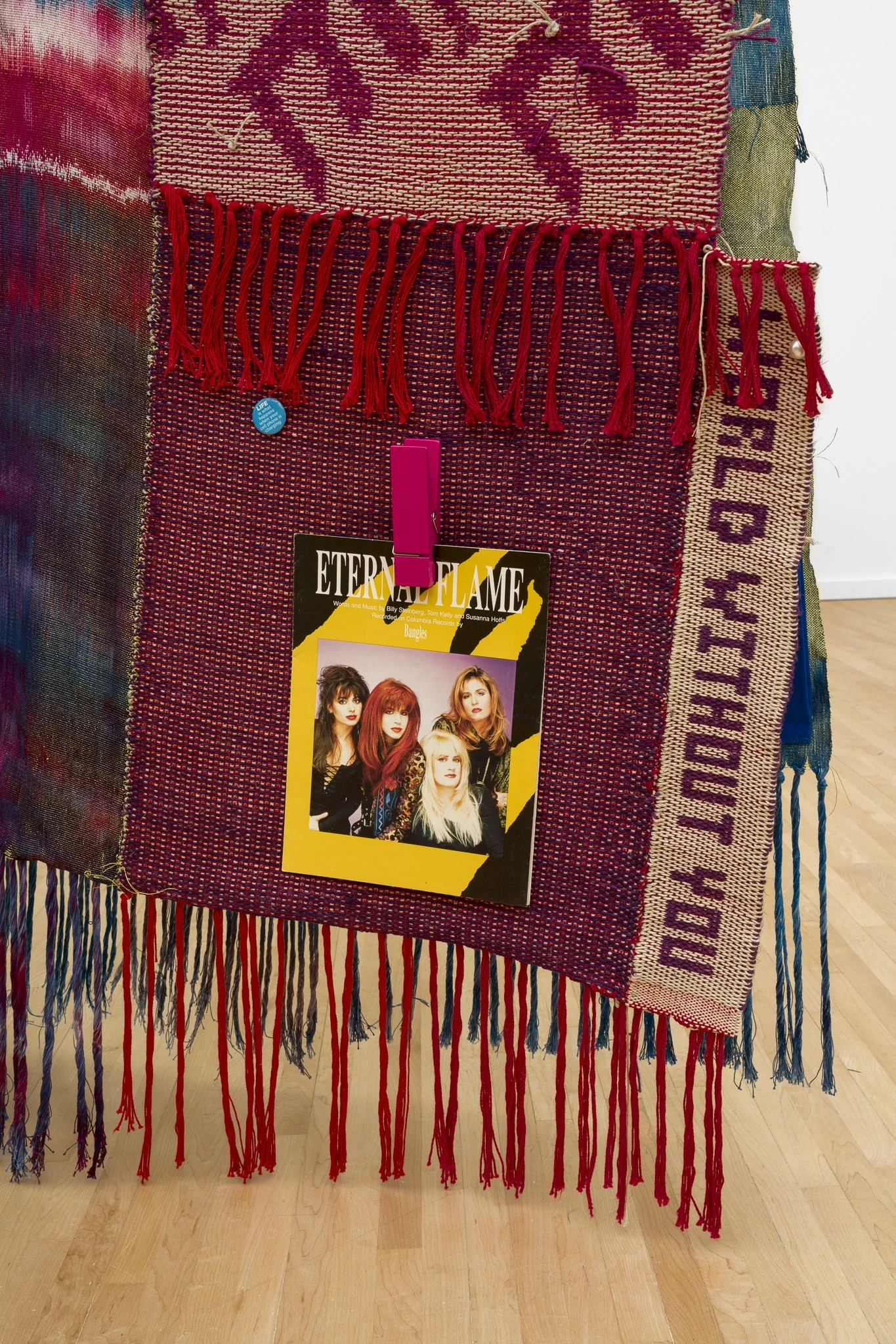 detail of a textile piece