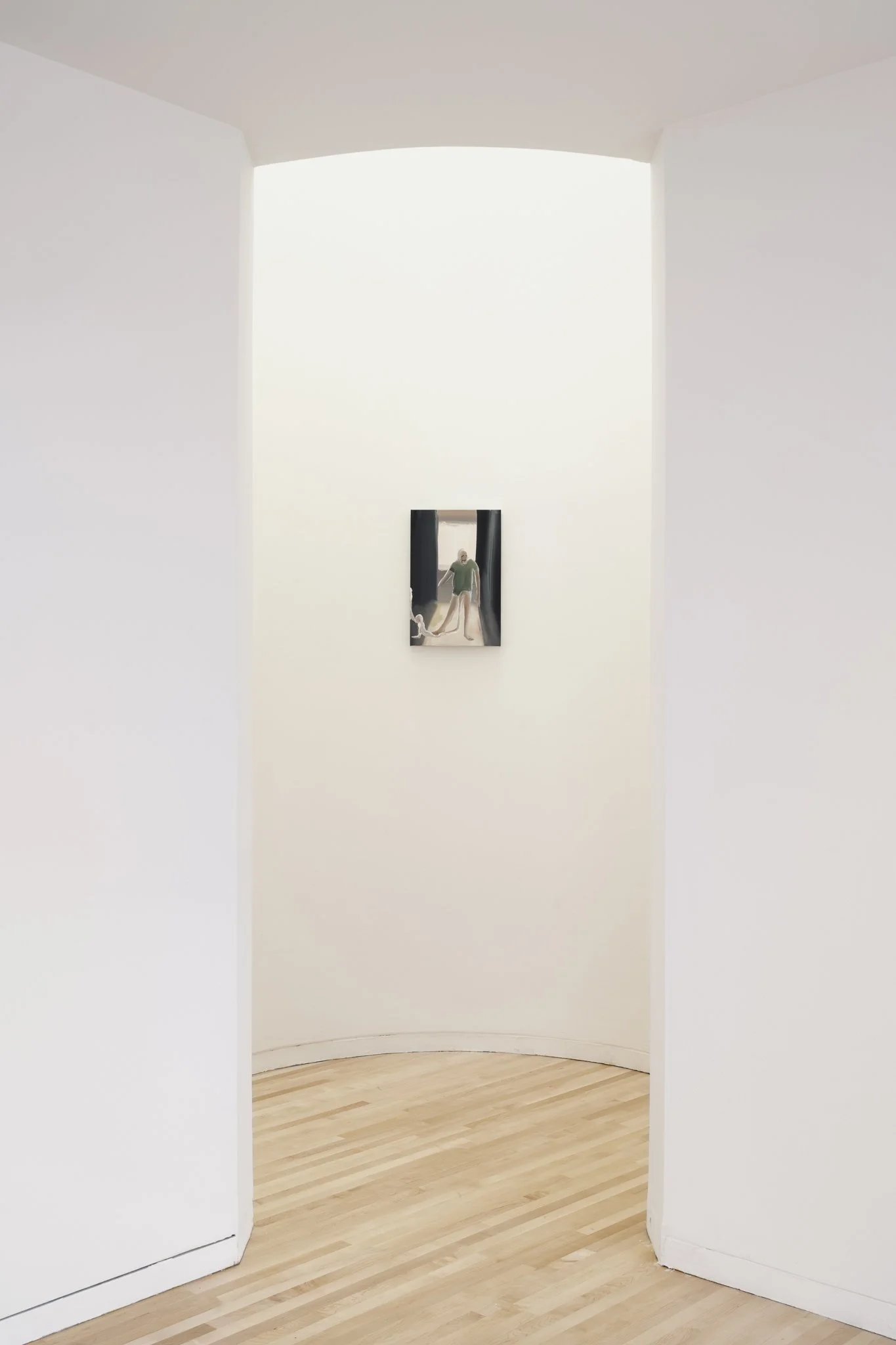 a painting in a cove