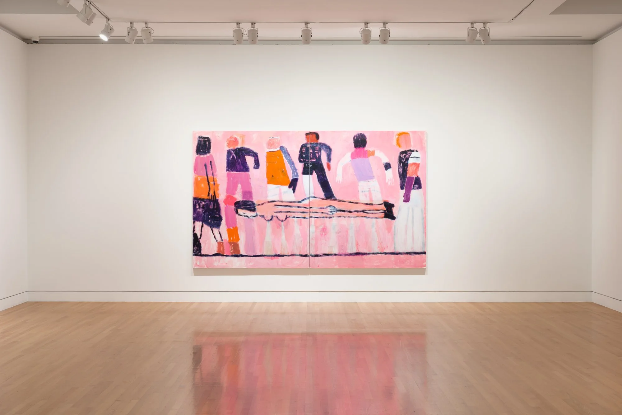 a painting of 7 figures