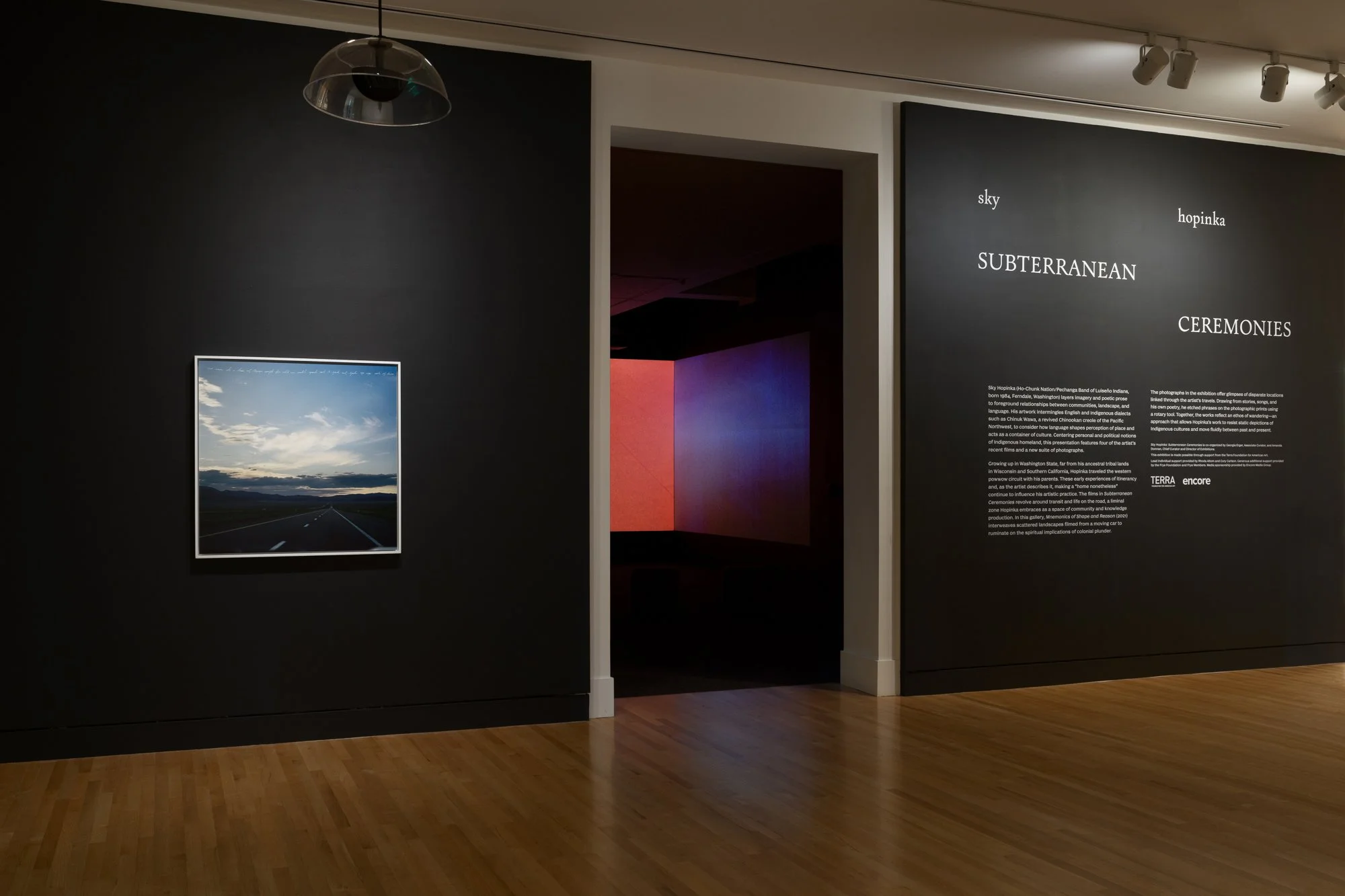 various artworks in a gallery