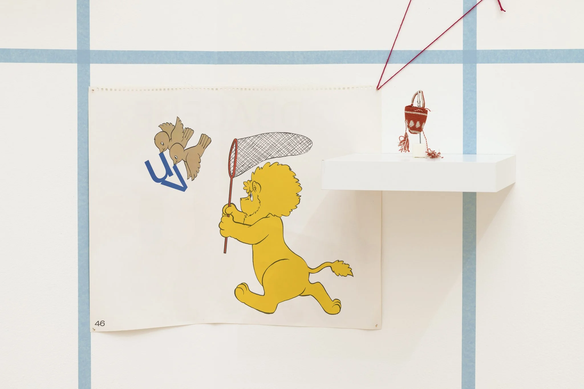 a cartoon image with a small sculpture