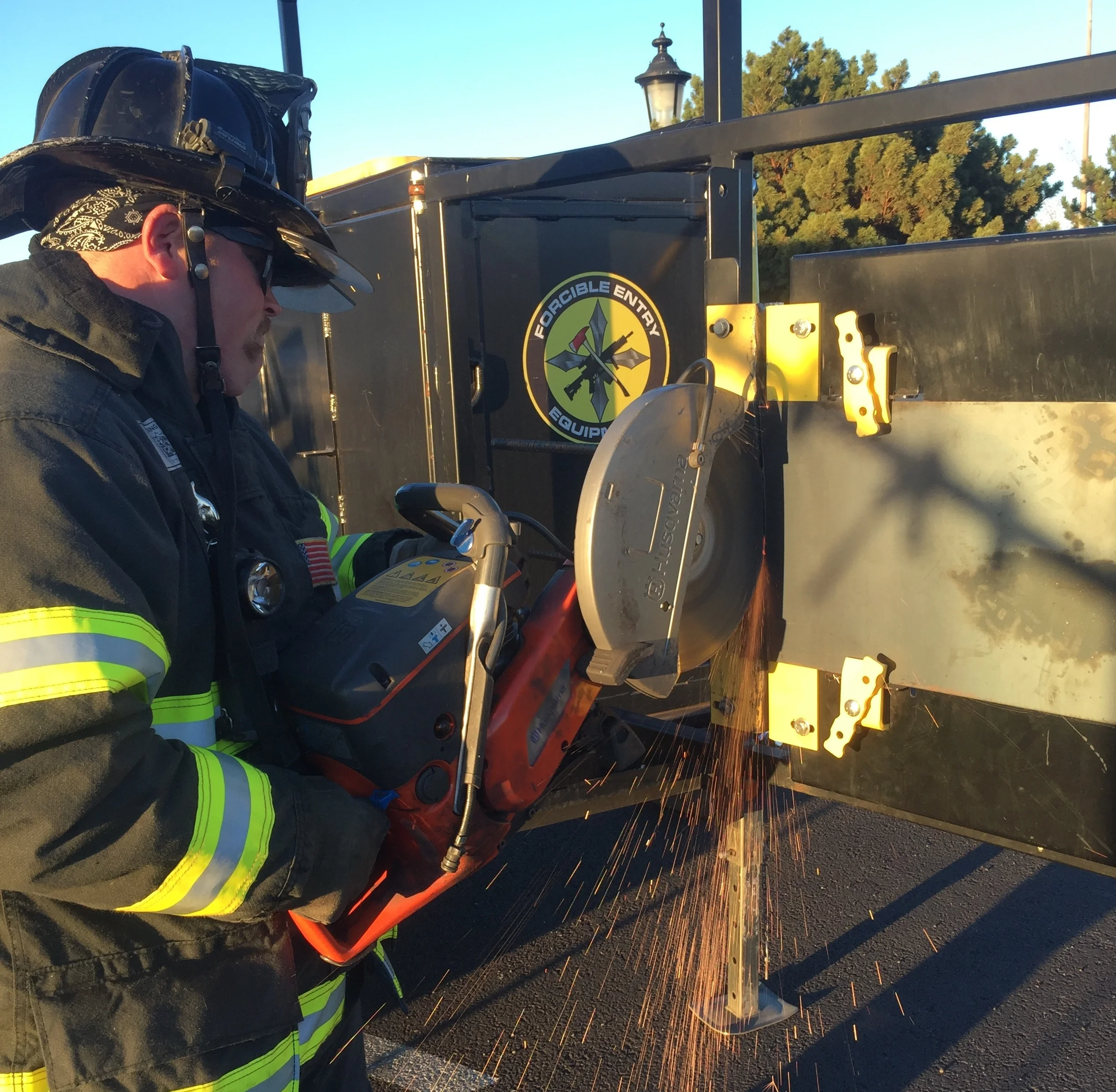 Commercial Cutting Door — Forcible Entry, Inc.