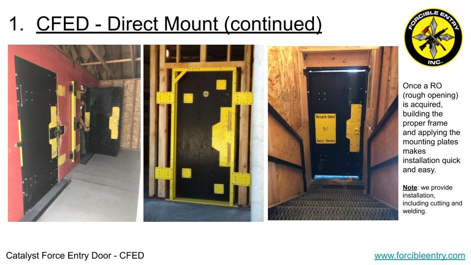 Forcible Entry Steps CFED Presentation — Forcible Entry, Inc.