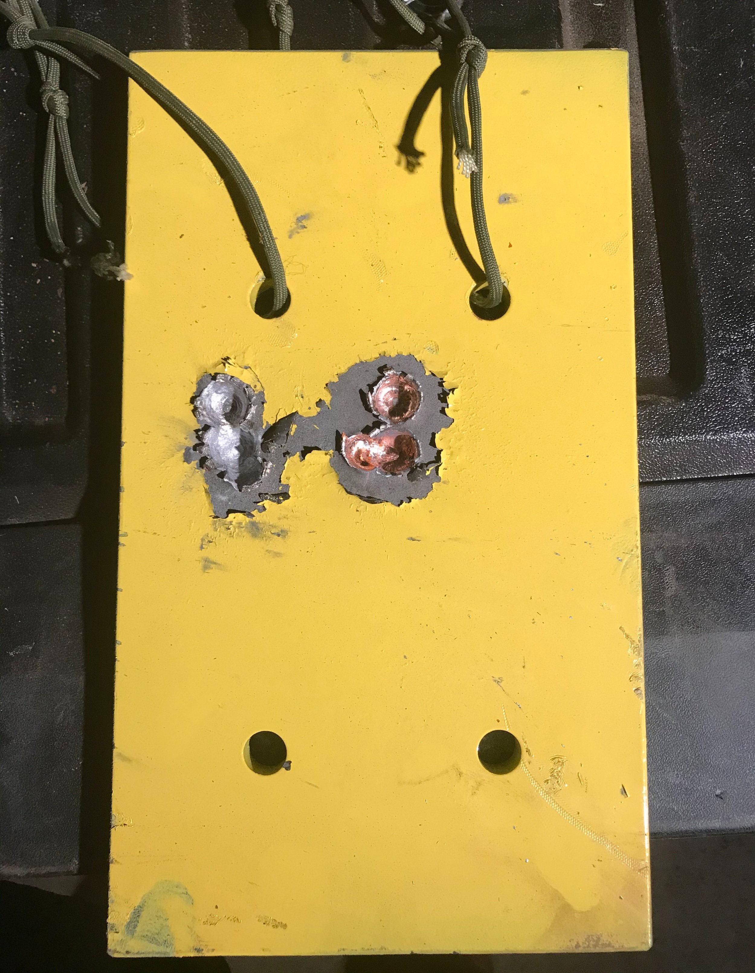 AR450 Strike Plates - .308 rounds shot at 200 yards