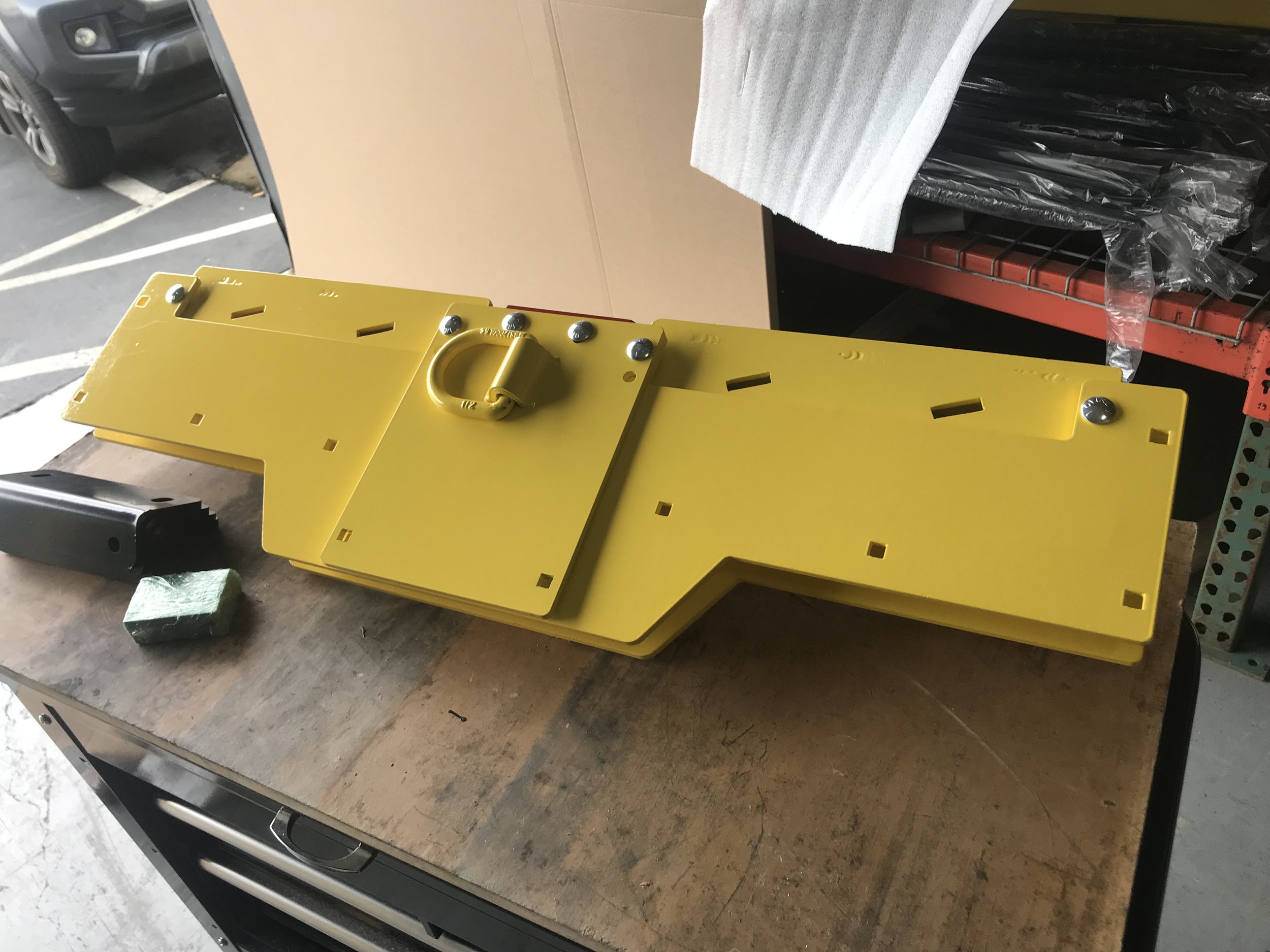No moving parts. Nuts and bolts allow easy maintenance and consistency in gaps and ensured longevity.