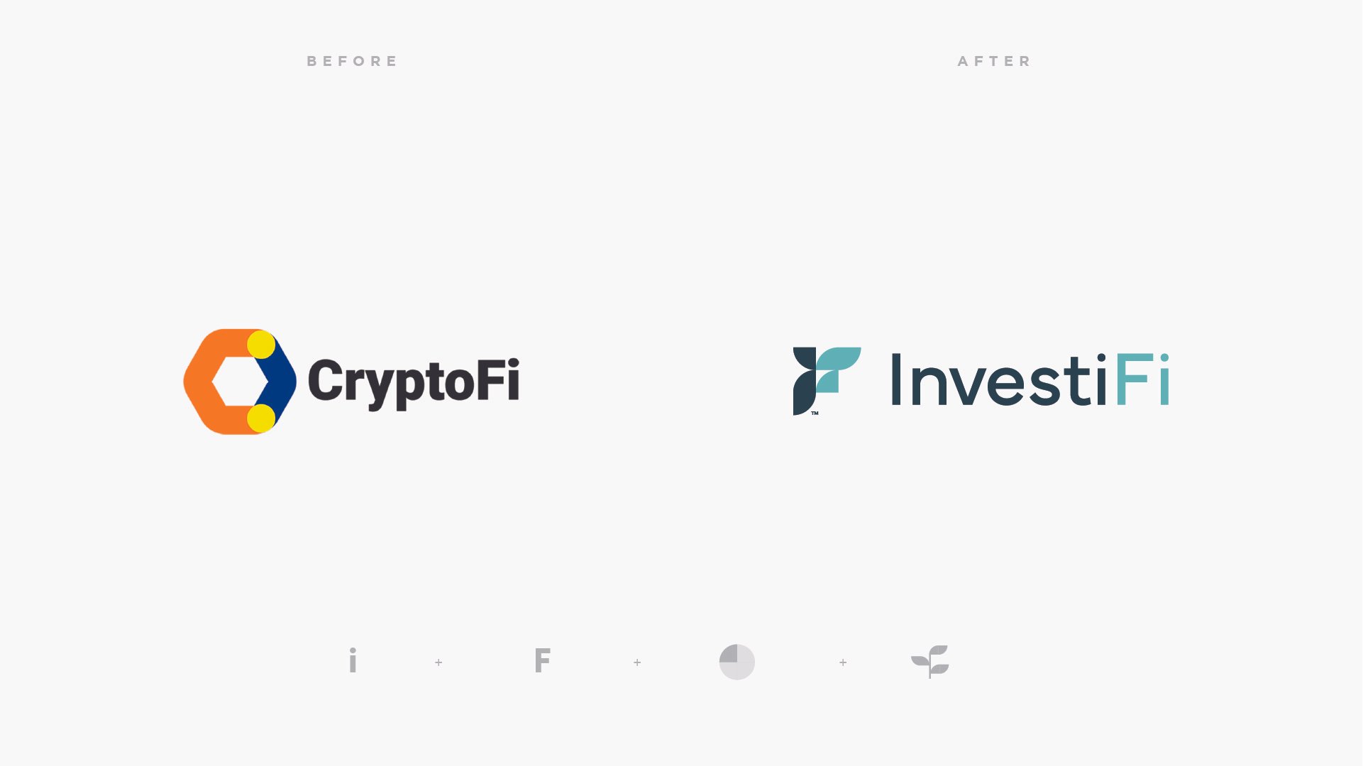 The new lettermark is constructed of letters 'i' and 'F', layered with symbolism of investment, growth and opportunity.