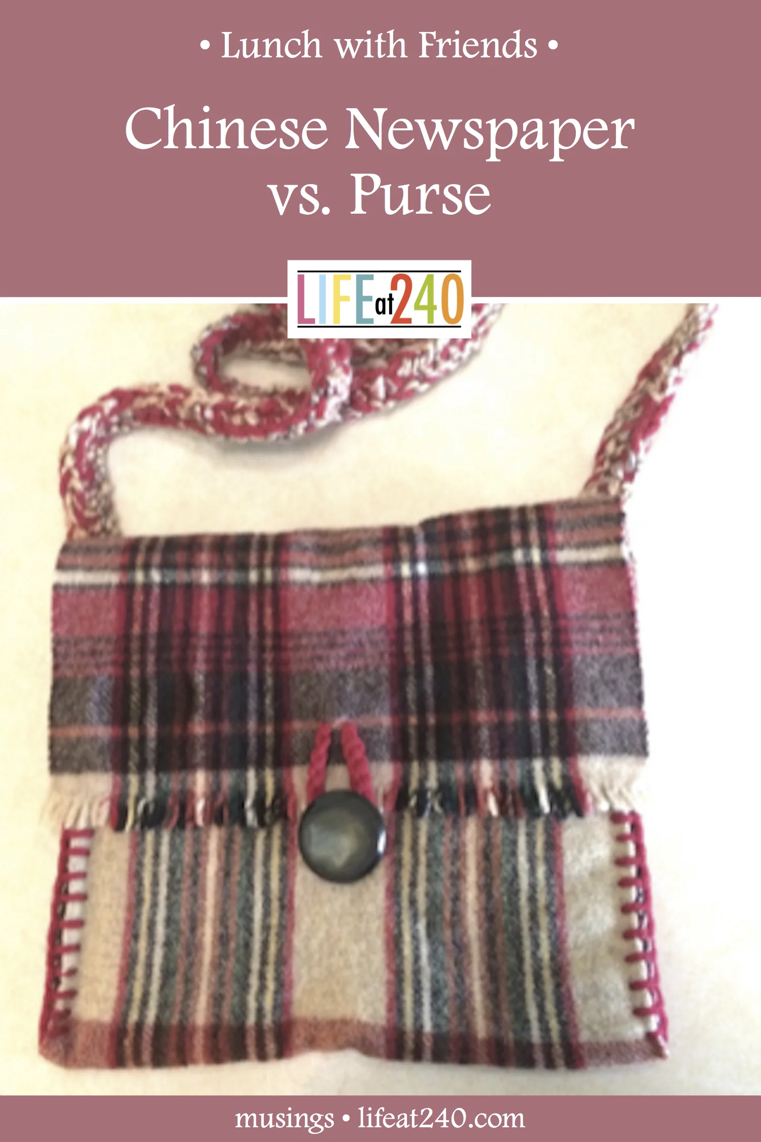 Chinese Newspaper vs. Purse