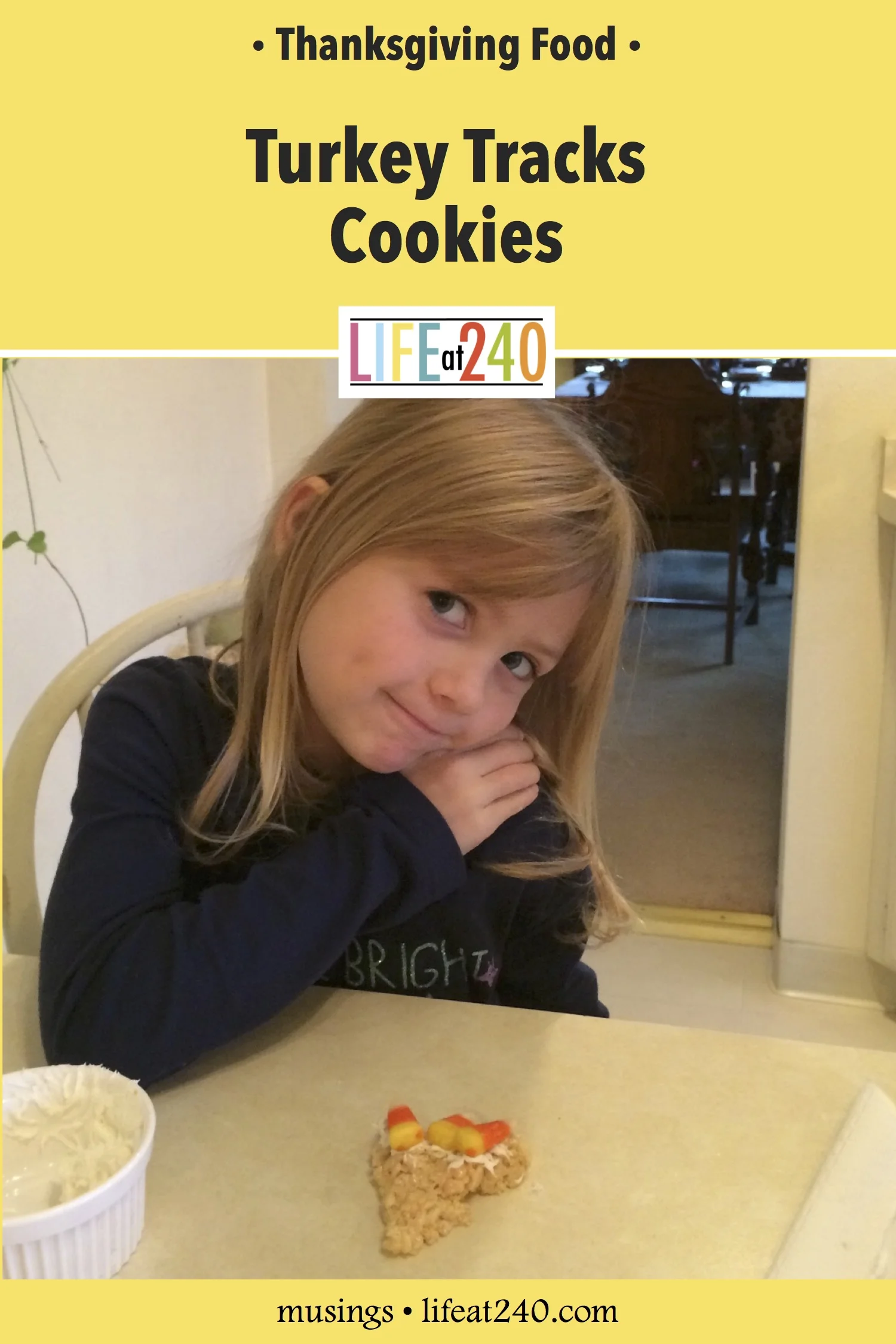 Turkey Track Cookies
