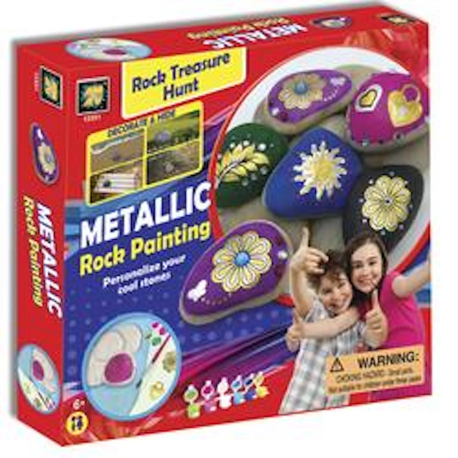 Metallic Rock Painting