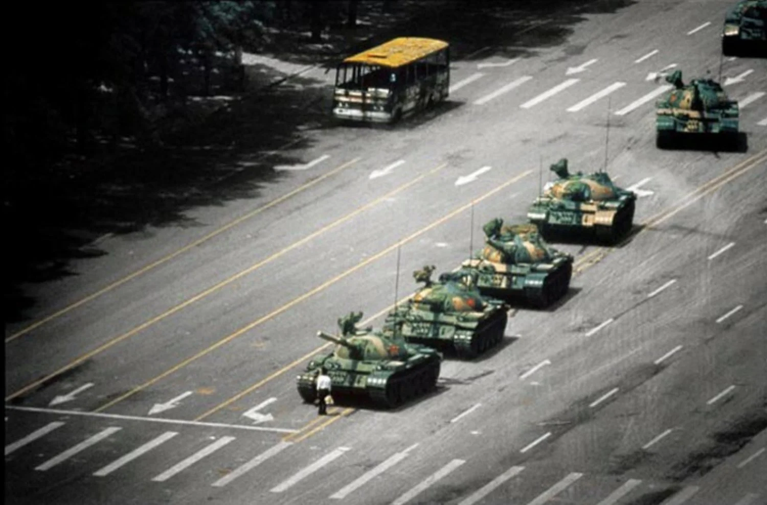 TANK MAN  by Jeff Widener