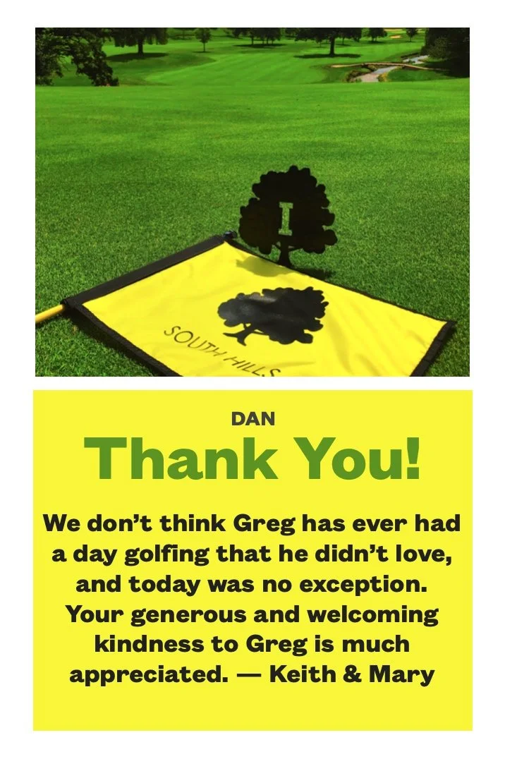 Golfing with Greg