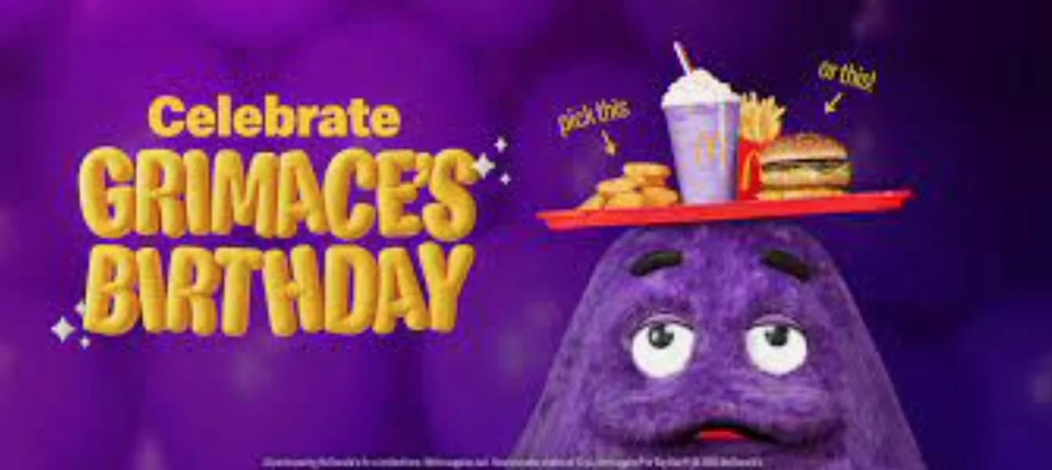 Grimace Birthday with Kallie
