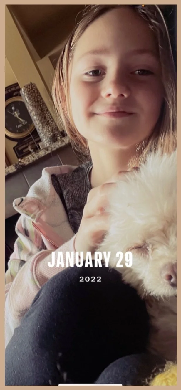Selfie with Dog Reggie