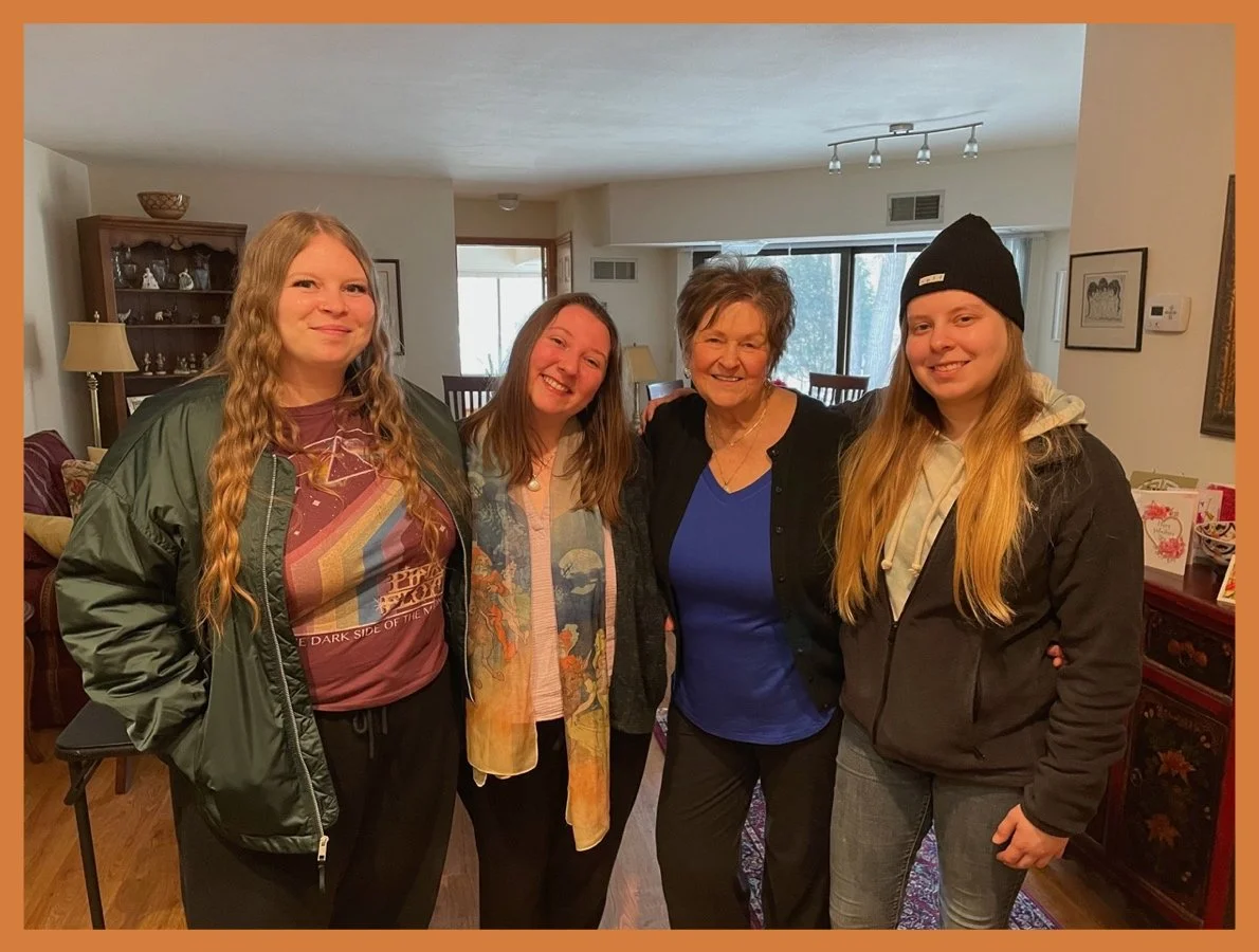 Busia With Three Beautiful Granddaughters