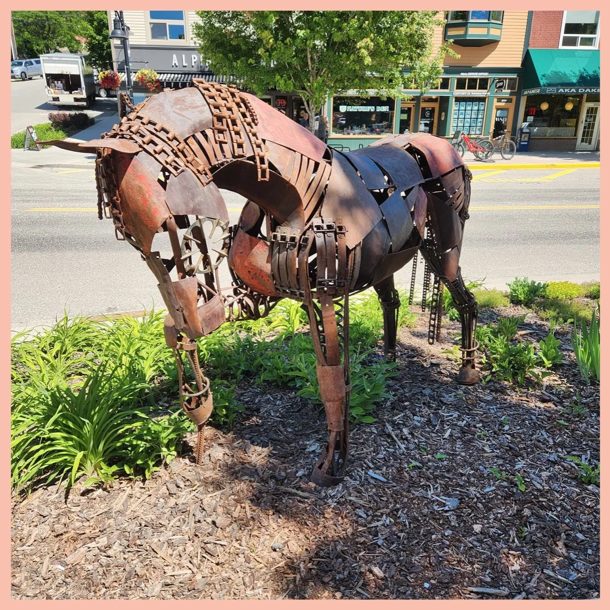 Street Sculpture - Rossville, BC. Canada