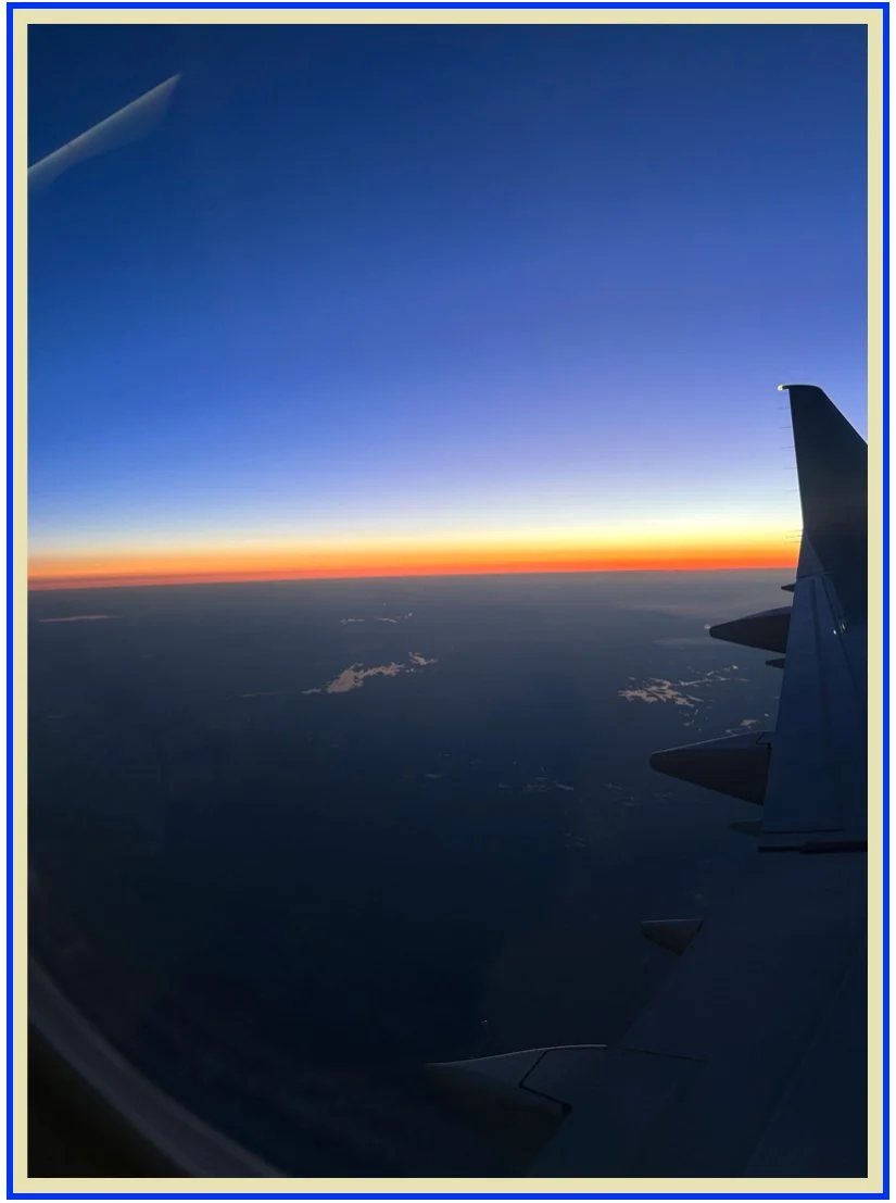 Flying Home From Houston