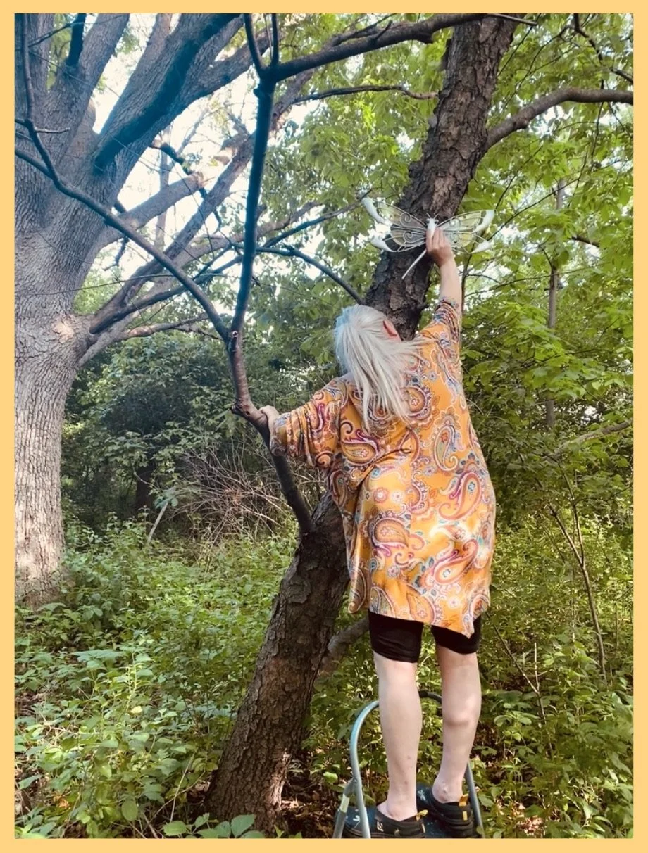 Sister Fairy Gardening