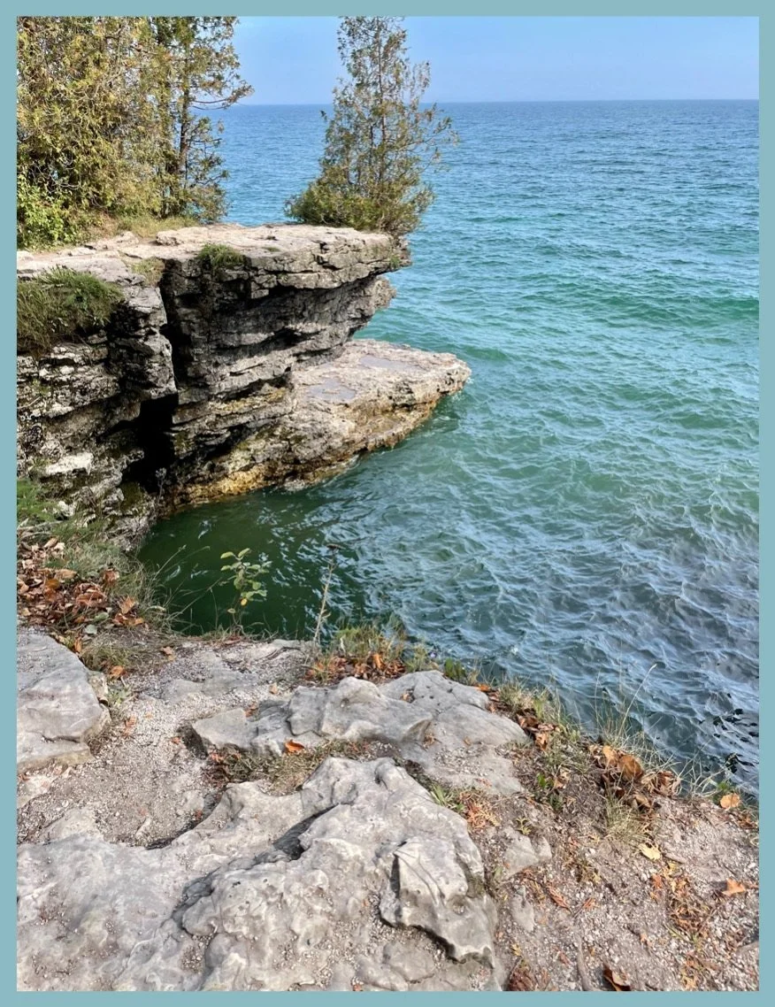 Cave Point Park • Lake Michigan