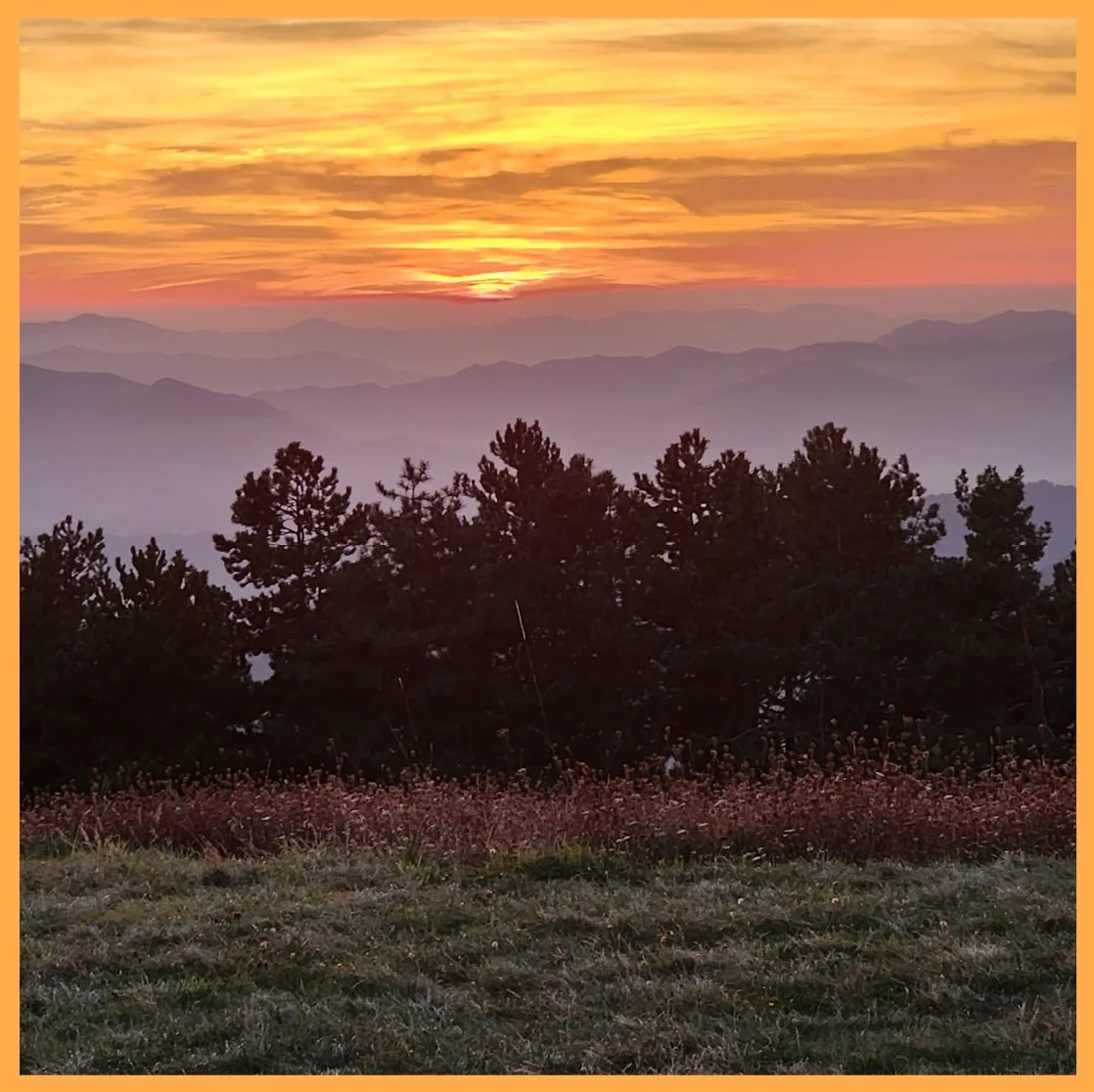 Sunset in the Apuane Alps • Tuscany