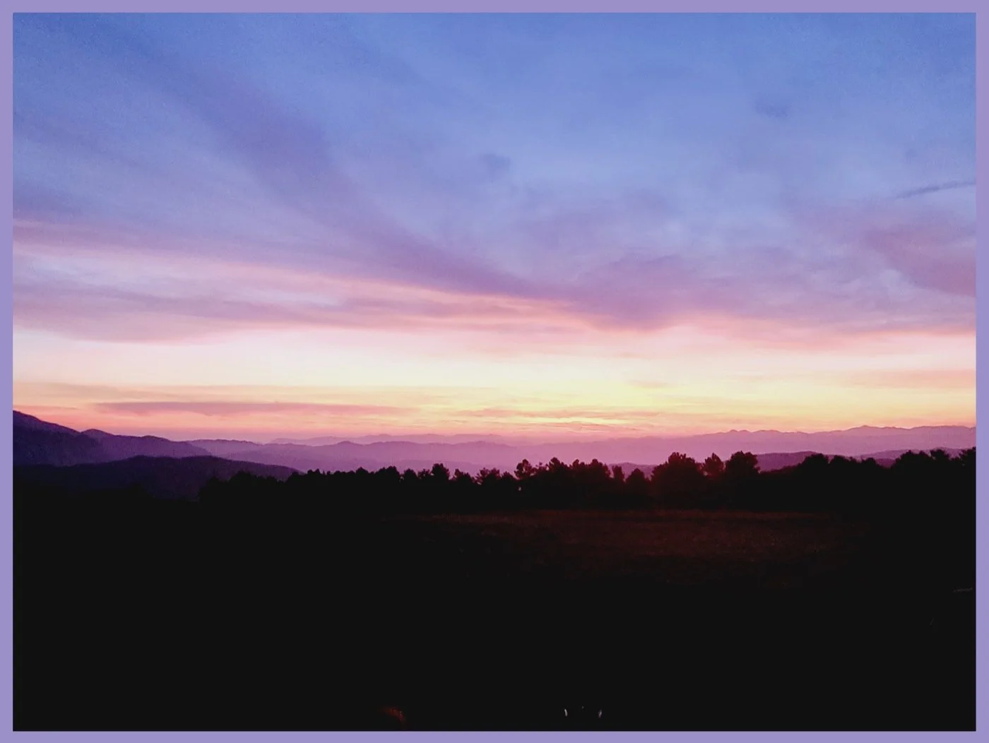 Italian Sunset • Purple