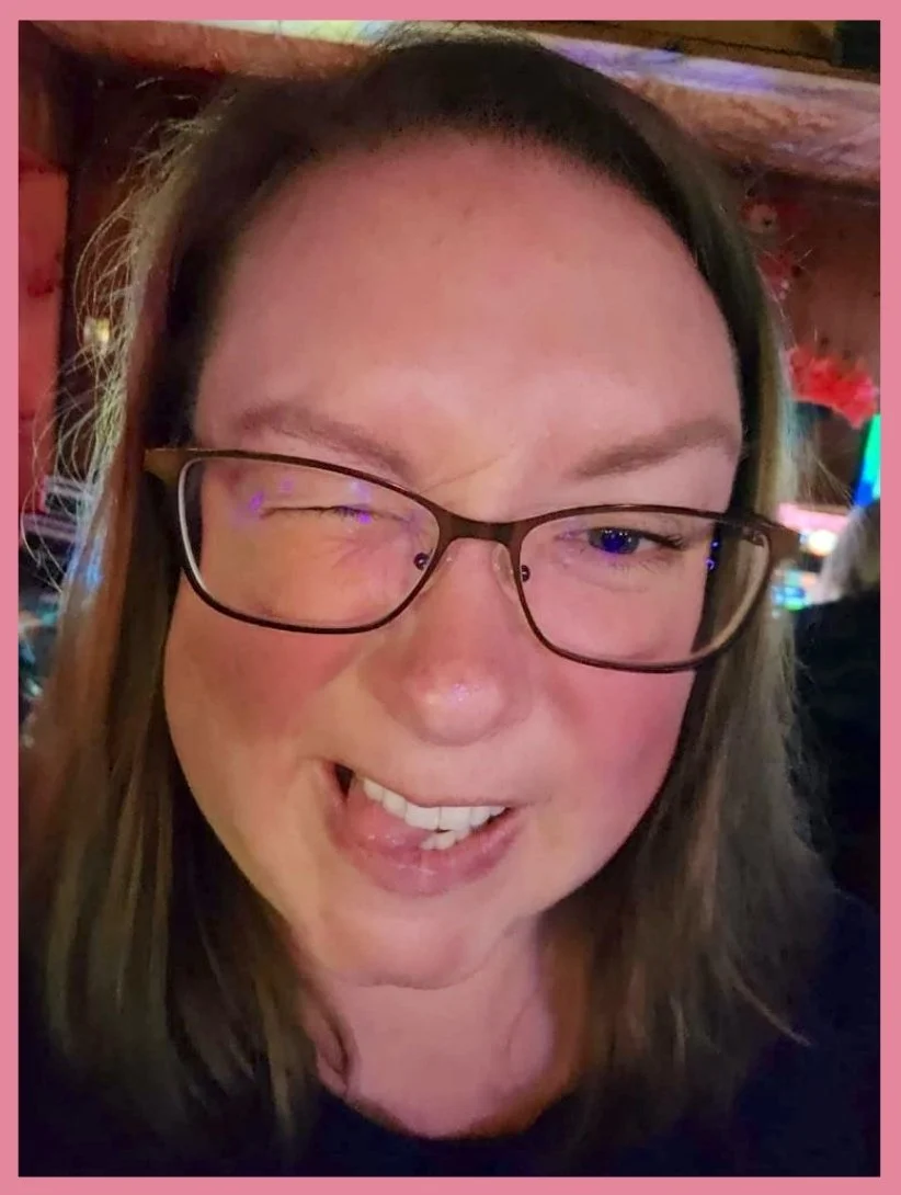 This is Meghan. She likes making funny faces.