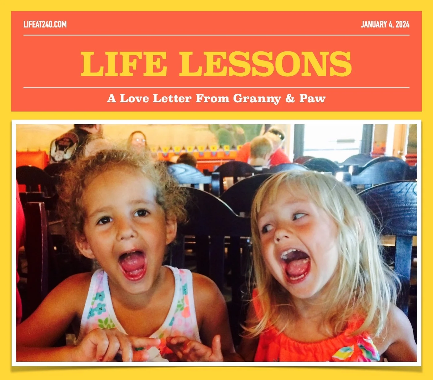 Life Lessons Love Letter