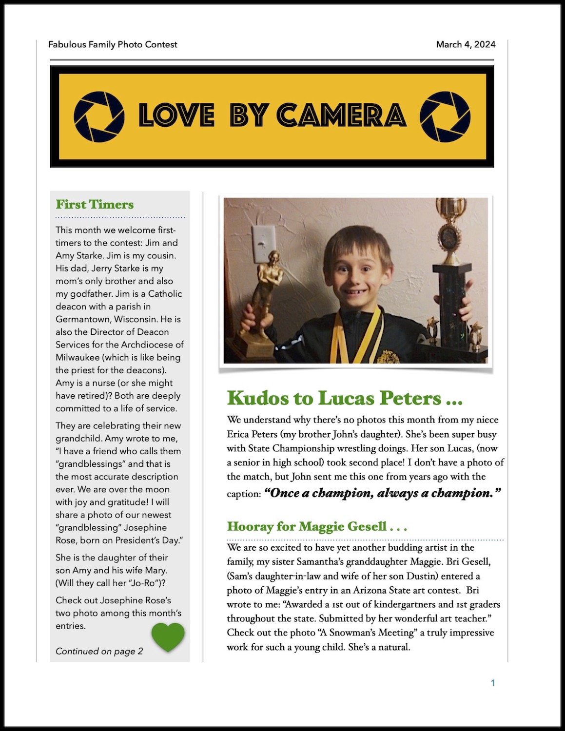 Newsletter: 2024 February Photo Contest 