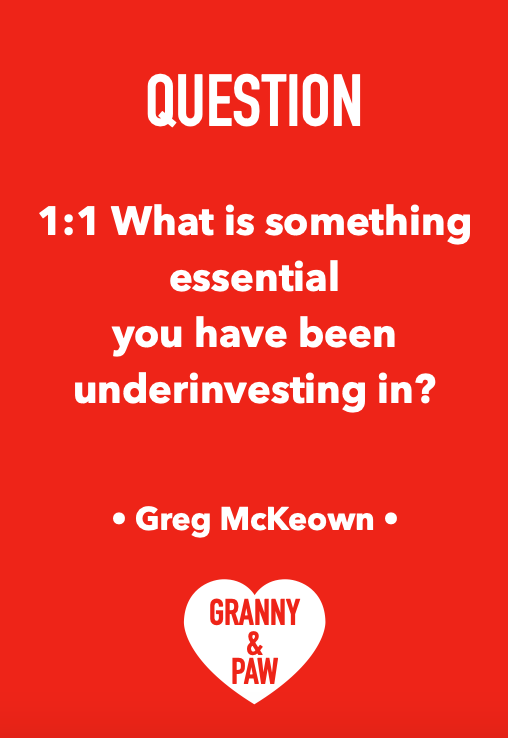 Life Lessons: Questions