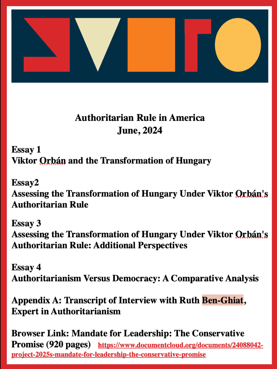 Junto: Authoritarian Rule in America