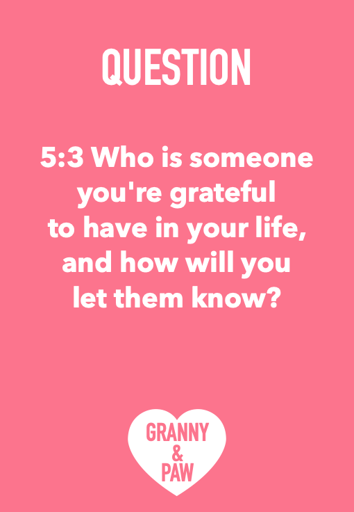LIFE LESSONS | SET 5:3