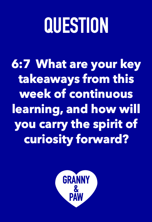 LIFE LESSONS | SET 6:7
