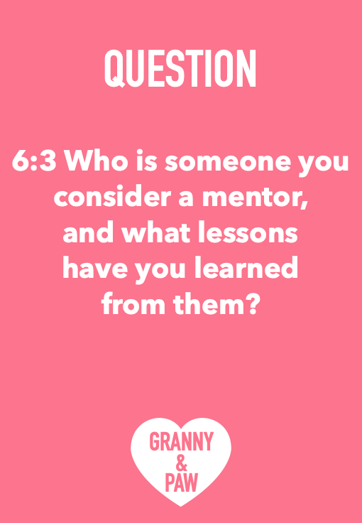 LIFE LESSONS | SET 6:3