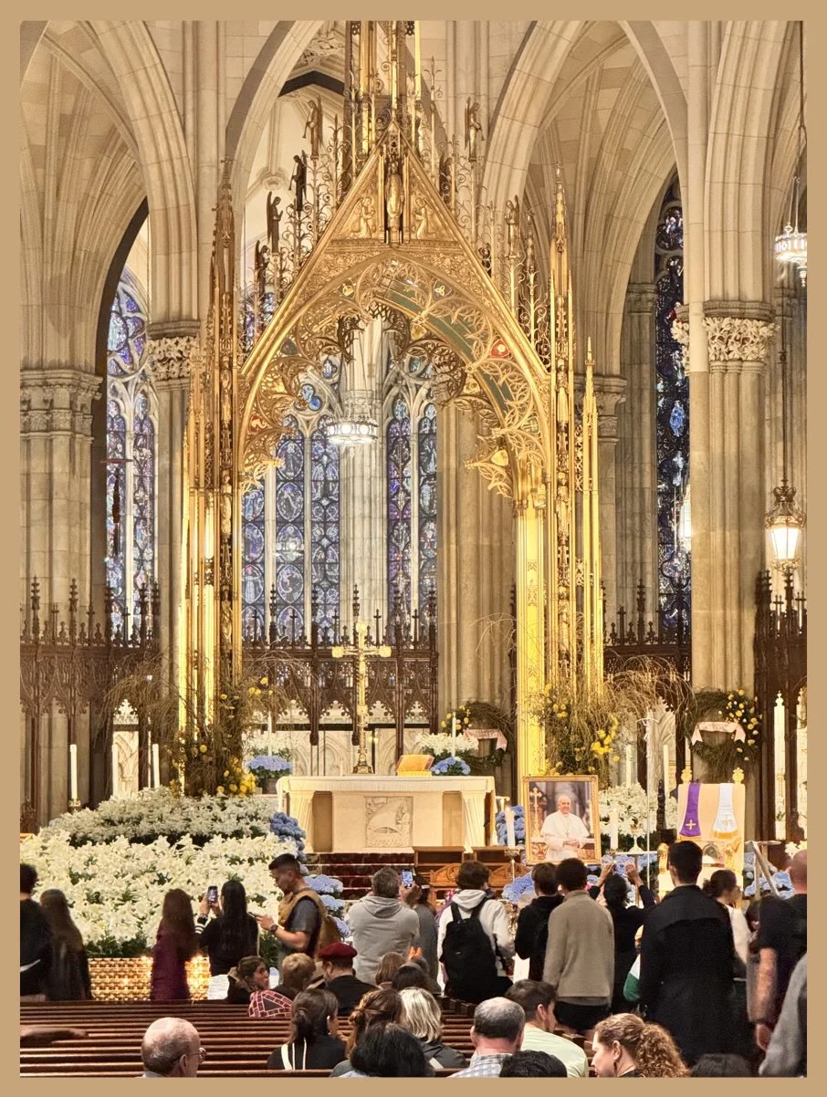 HONORING OUR POPE AT ST. PATRICK'S CATHEDRAL