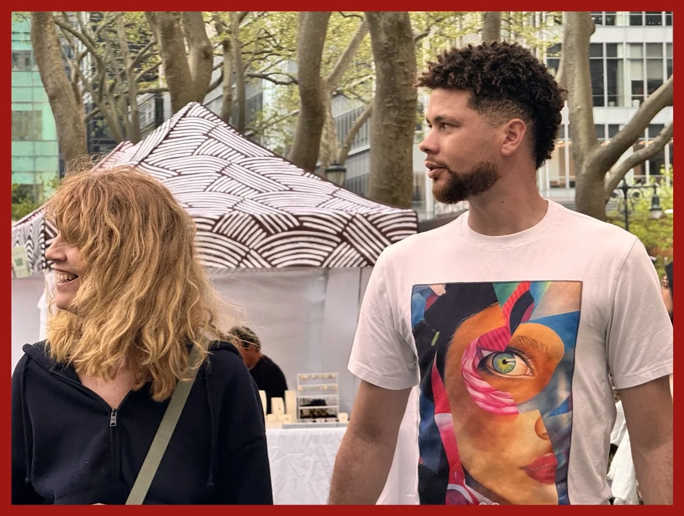 Annie &amp; Jeremiah Go Art Shopping