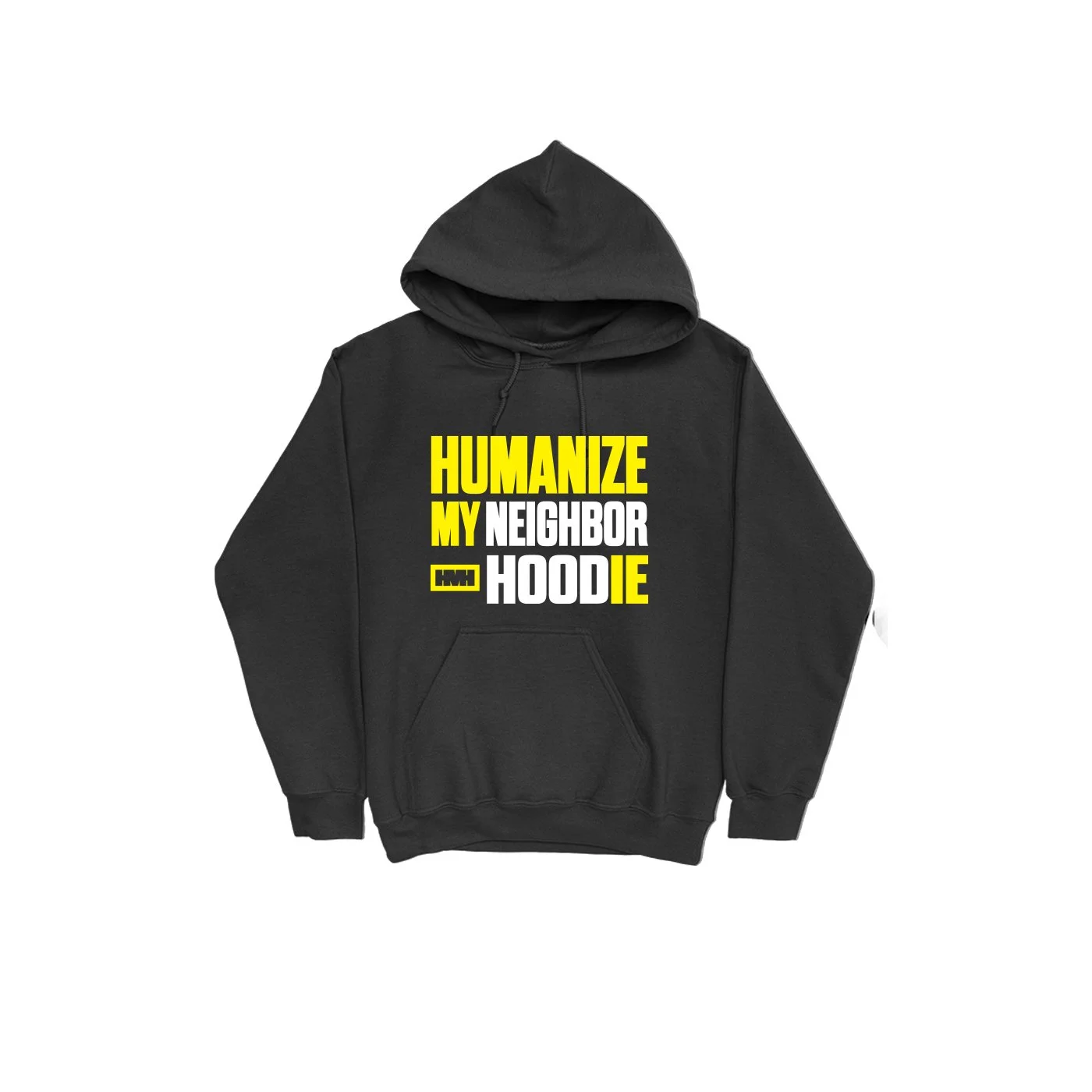 Humanize My Neighbor Hoodie Gold