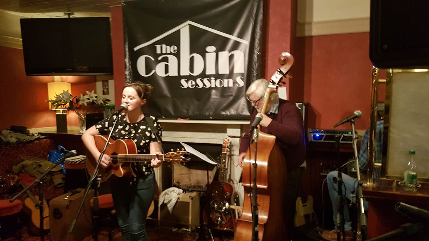 with Dave Fleming at The Cabin Sessions, Dublin