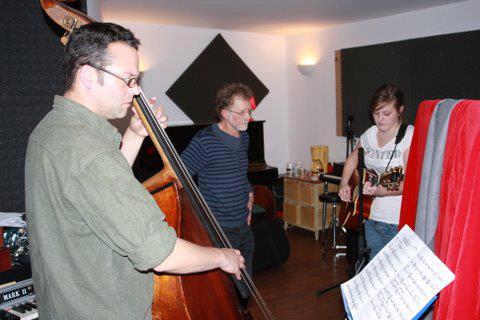 Recording session with Dan Bodwell and Noel Bridgeman