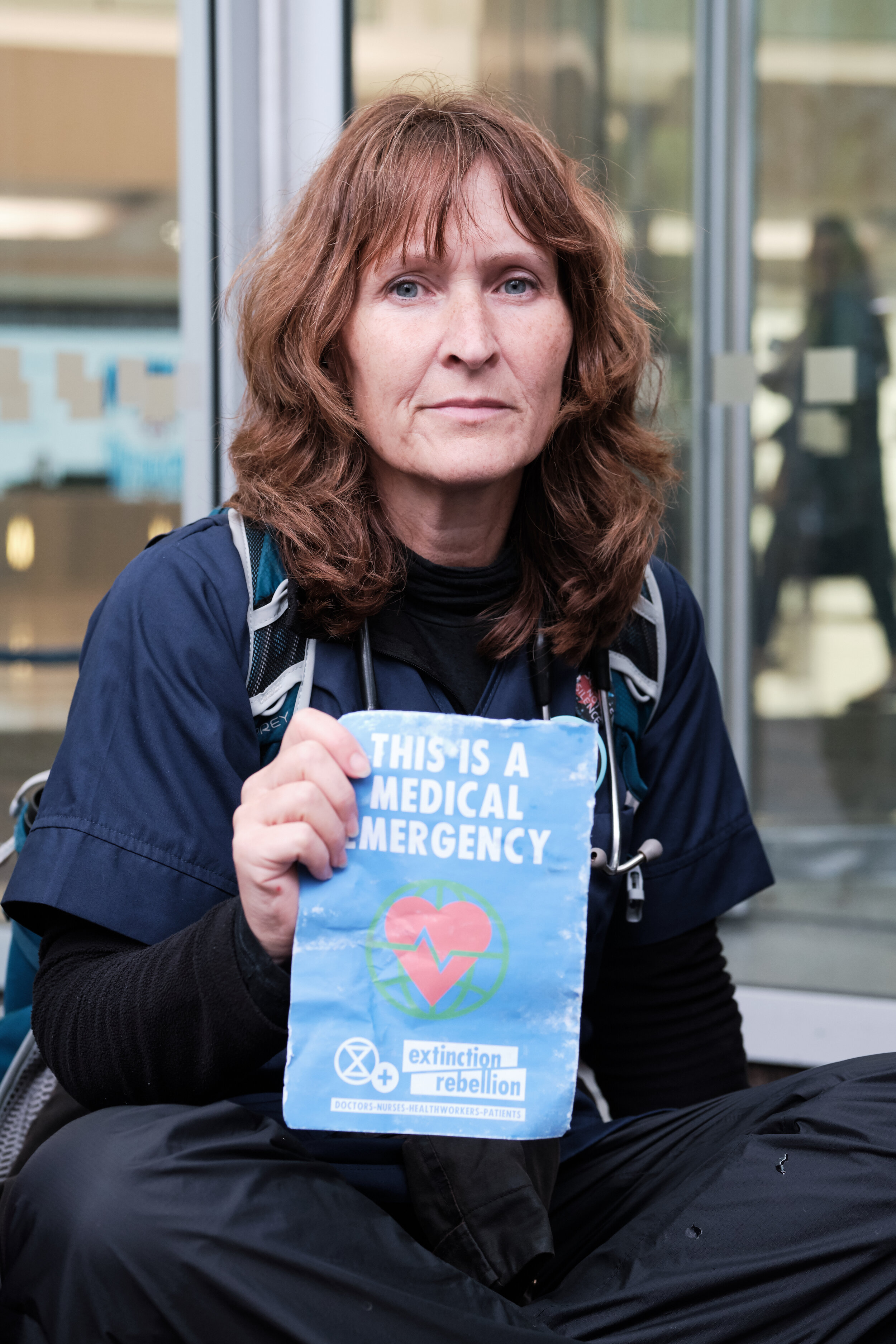  In an emerging movement of movements, Doctors for Extinction Rebellion launched on the 25th September 2019, when 30 doctors protested at the Department for Business, Energy and Industrial Strategy (BEIS) against governmental inaction, glueing themse