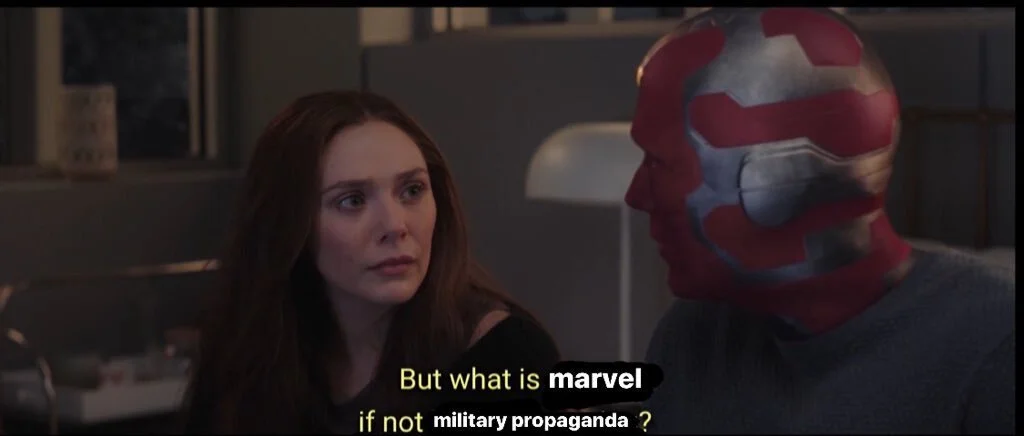 What is Iron Man if not US military propaganda?