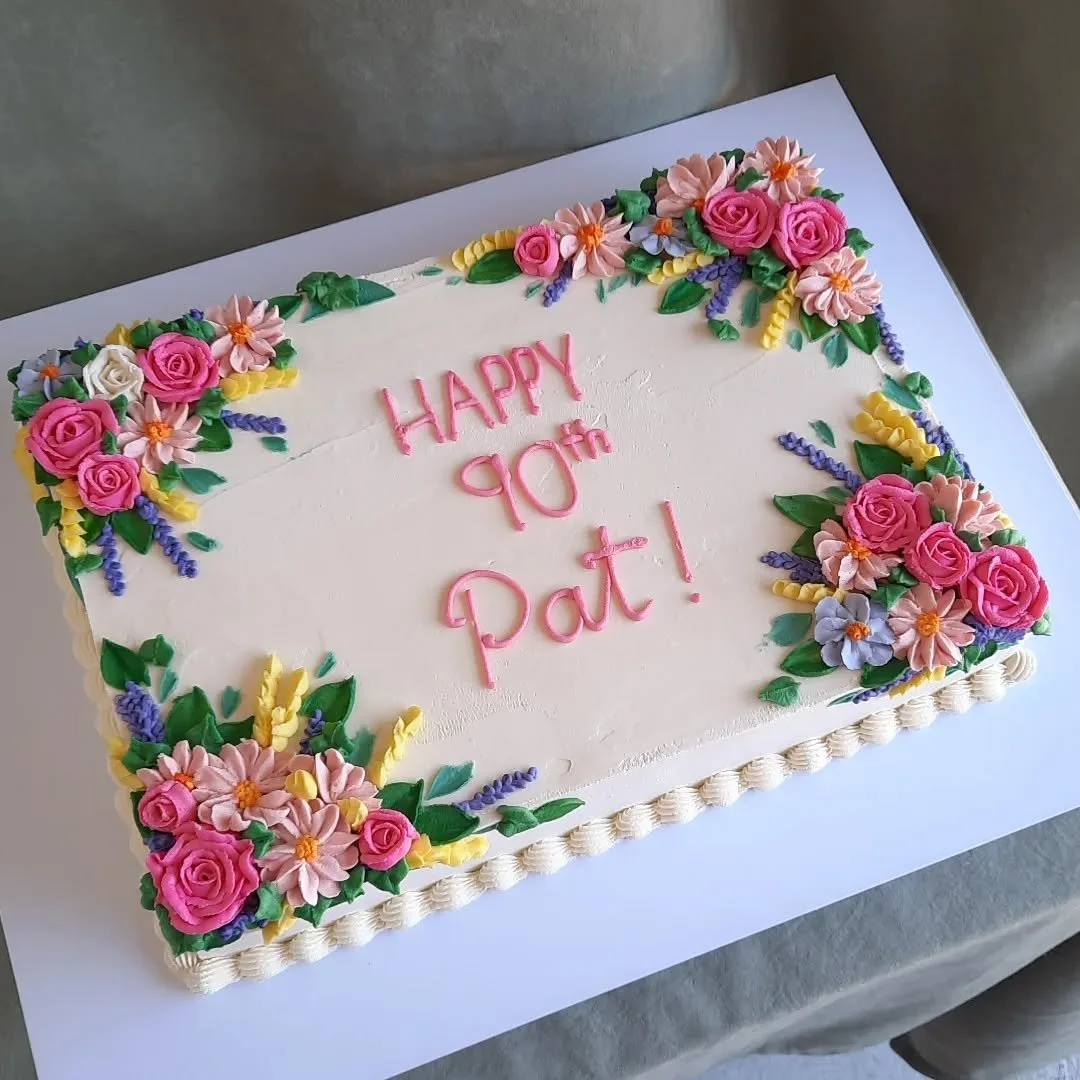 Happy 90th Pat! 💕🌼🌸🌿

#90thcake #birthdaycakes #birthdaycakestaupo #cakestaupo