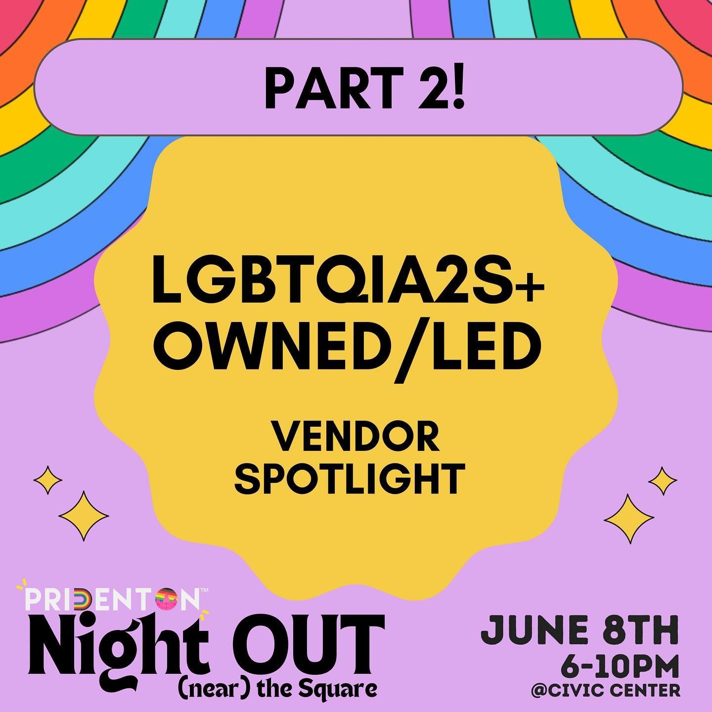 We got more QTs! PART 2 of our Vendor Highlight series.

Night OUT is less than one month away! This year, we have over 50 LGBTQIA2S+ owned and/or led businesses and organizations. We&rsquo;ll be highlighting them in the upcoming weeks.

We have some