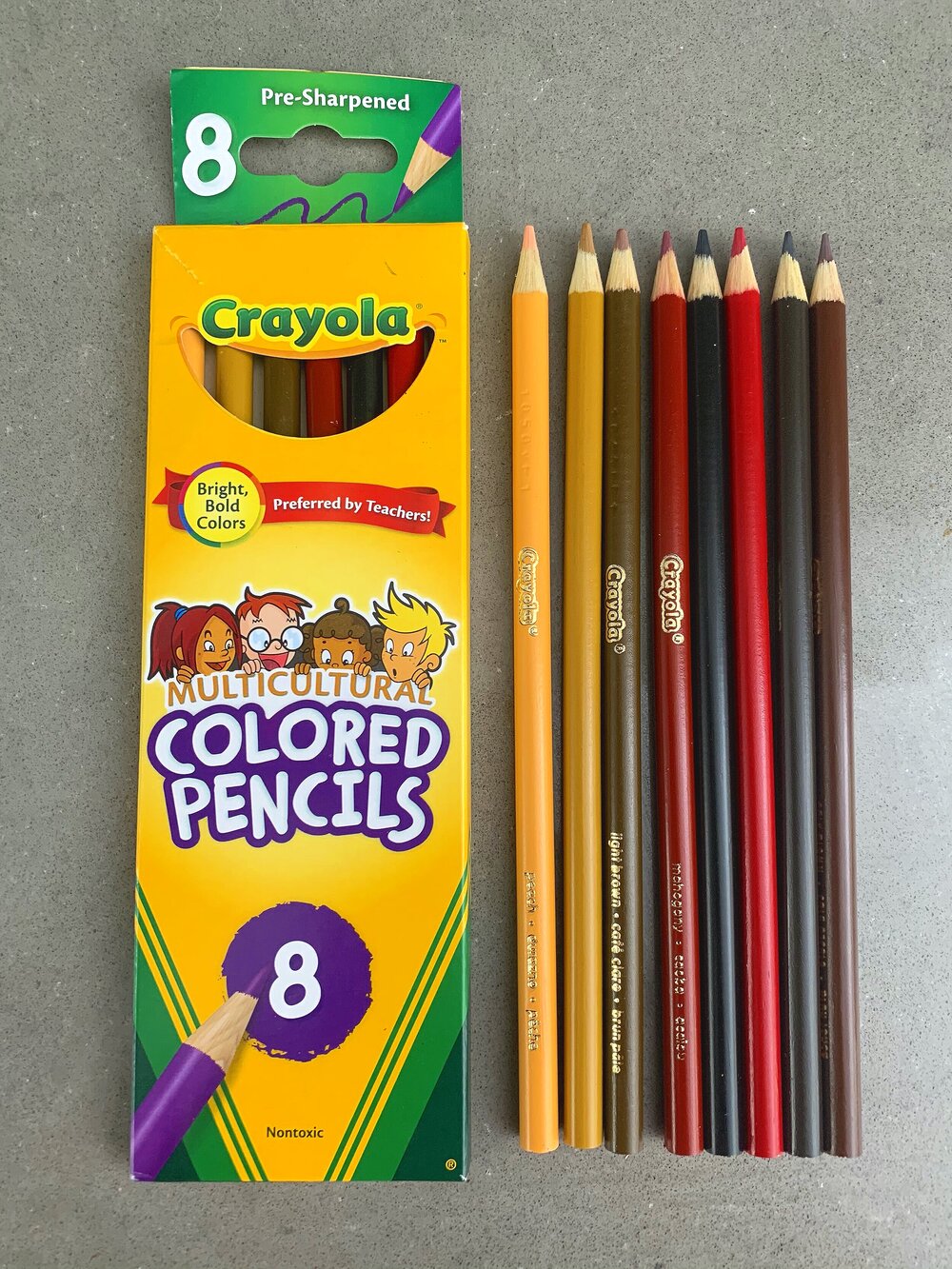 Crayola Multicultural Crayons 8 Set